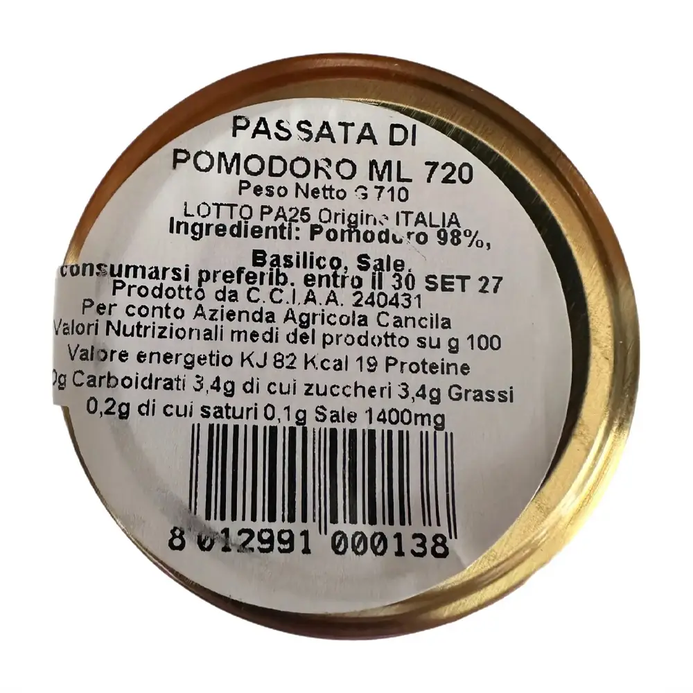 Passata Pomodoro 720ml