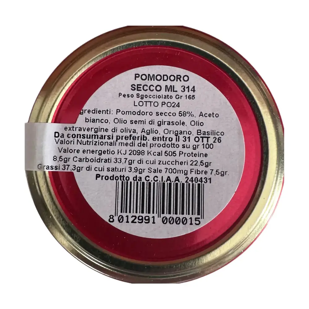 Pomodori Essiccati 314ml